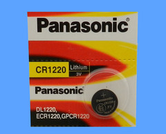 PANASONIC CR1220 LITHIUM 3V BATTERY- Exp. 2033- 1 Pc