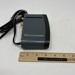 Radio Shack RF Modulator 15-2526 Gray Front And Rear Ports S-video Audio Video