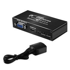 New 1080P HDMI to RGB Ypbpr Component Video Audio Scaler Converter Adapter