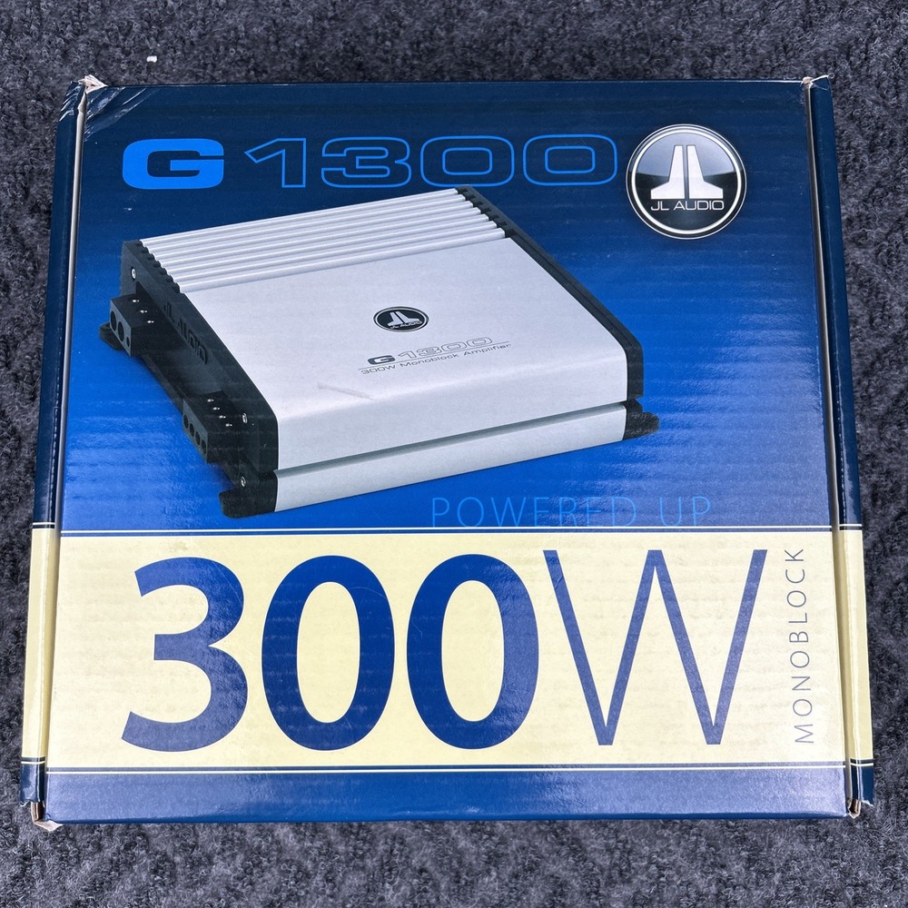 JL Audio G1300 300 Watts RMS @ 2 Ohms Class A/B Monoblock Full-Range Amplifier