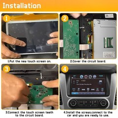 For Chevrolet GMC MYLINK 2015-2019 LCD Radio Touch Screen GLASS Digitizer