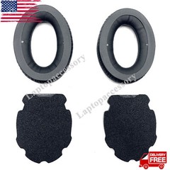 New For Aviation Headset X A10 A20 Bose Headphones 1Pair Black Ear Pads Cushions