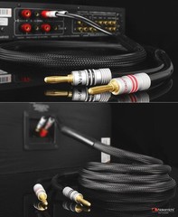 Nakamichi Excel Series Banana Plug with 12AWG Speaker Cable OFC CL2 Rated 1-Pair