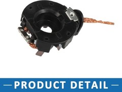 Starter Motor Brush Holder Assembly for 2002-2009 Model, Metal Plastic Black