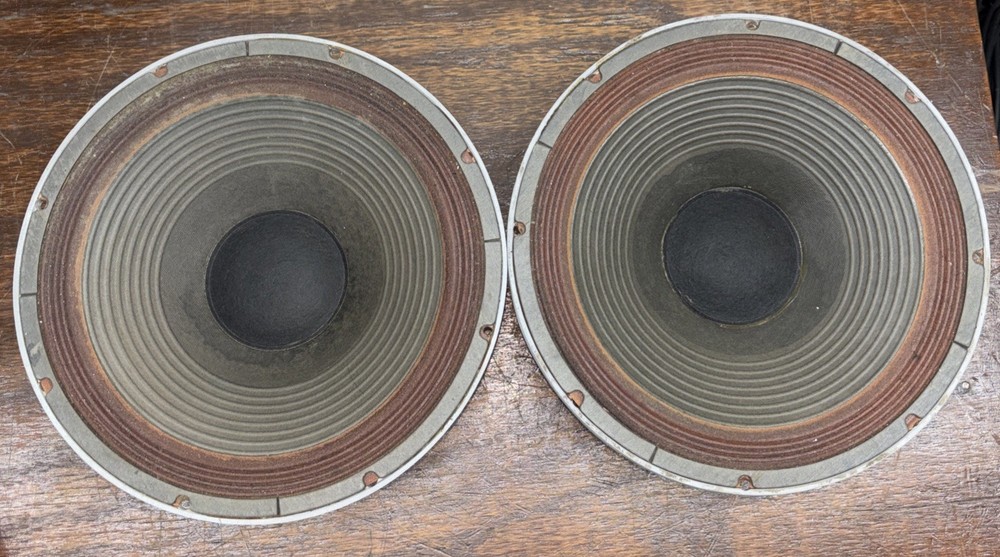 Vintage Cerwin Vega ER124 Speakers – 16 Ohm – PAIR – Guitar Speakers -Work Great