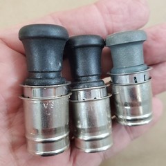 Lot of 3 Vintage Casco 12V Car Cigarette Lighter Elements – Made in USA