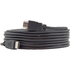 SatelliteSale Digital High-Speed 1.4 HDMI Cable PVC 2160p Black Cord (3 Feet)