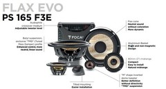 Focal PS165F3E – 6.5″ (16,5 CM) 3-Way Component Speaker Set FLAX EVO Series