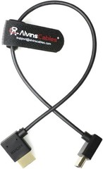 50cm Left Angle HDMI Cable for Atomos Ninja Feelworld Sony FS5 FS7 BMPCC Canon