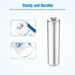 EBL 18500 Rechargeable Battery 1600mAh 3.7V Li-ion Batteries / LED Charger Lot