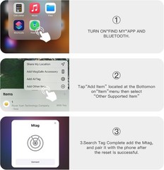 Mini GPS Tracker for Vehicles,Car GPS Tracker Work with Apple Find My(iOS Onl…