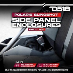 DS18 SLG-SP6 Slingshot Side Panel 6.5″ Empty Enclosure for Speakers – Pair