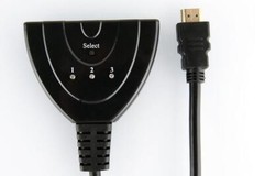 HD 1080P 4K*2K 3 Port HDMI Splitter 3 Into 1 HDMI Switch for TV Box DVD PC Media