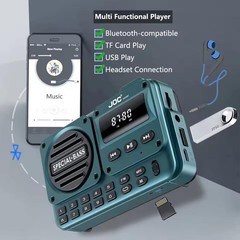 Portable Radio AM FM Rechargeable Pocket Radio W/ Best Reception Digital Tuning