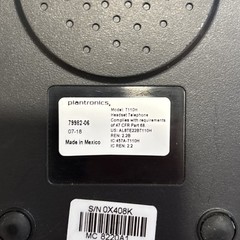 Plantronics T110H Telephone Keypad Single Line With Headset And Microphone