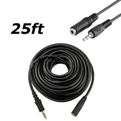 3.5mm Audio Aux Cable Male to Female Stereo Extension Headphone Stereo Cord MP3