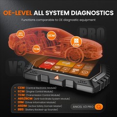 Automotive ABS SRS Engine Transmission Diagnostic OBD2 Scanner Code Reader Tool