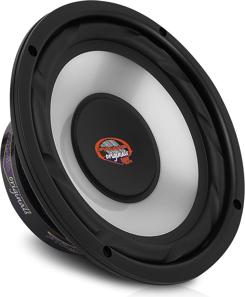 6.5 Inch Car Woofer Speaker – 300 Watt High Powered White Injected Polypropylene