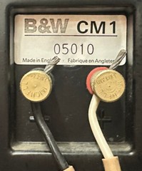 B&W BOWERS AND WILKINS CM1 CM2 CONCEPT 90 FLOOR STANDING SPEAKERS PAIR SET