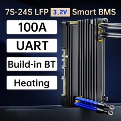 JBD Smart BMS 7S-24S 100A 120A 150A 200A Lifepo4 LFP Battery w/Balance+Bluetooth