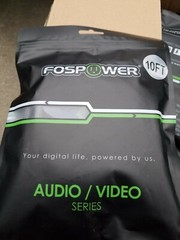 FOSPOWER 10FT AUDIO/VIDEO TOSLINK (M) TO TOSLINK (M) CABLE