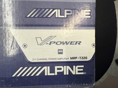 Alpine MRP T-220 V Power 2 Channel Power Amplifier New PLS READ