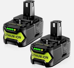 2 Packs 8.0Ah 18 Volt High Capacity for Ryobi P109 P191 Power Tools Battery