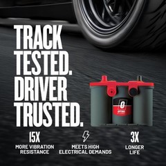 High Performance 6V Sealed AGM Starting Battery 800 CCA SAE Terminal Maintenance