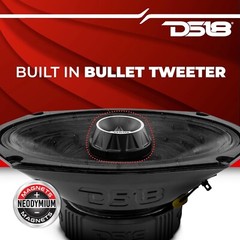 DS18 6×9″ 2-Way Coaxial 550 Watts 4-Ohm Single Speaker *PROZT69