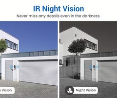 Wireless Video Doorbell Camera 1080p with Clear Night Vision for Front Door