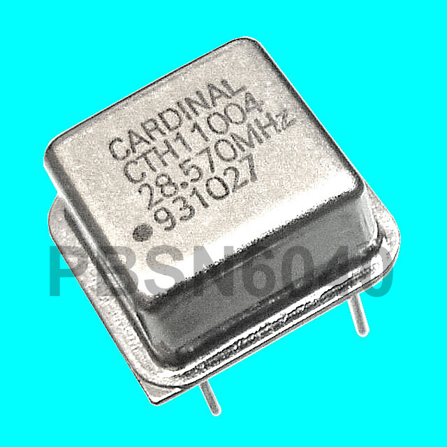 (5) 28.570 MHz Miniature “Half-Can” 5 VDC 10M QRP Oscillators ** USA SELLER **