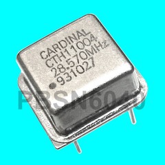 (5) 28.570 MHz Miniature “Half-Can” 5 VDC 10M QRP Oscillators ** USA SELLER **