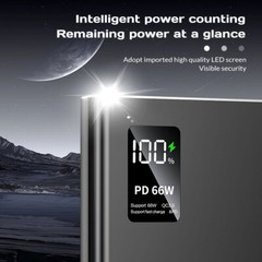 Power Bank Super Fast Charging Large Capacity Portable LED Light for Cell Phone