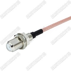 F Type Male Plug to F Female Jack Connector 75ohm RF Pigtail RG179 Coaxial Cable