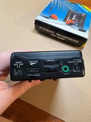 Sony WM-F2065 FM/AM Walkman Cassette Player NEW BELT – WORKING! + NOS Headphones
