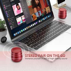 Shockproof Outdoor Bluetooth Speaker – 10 Hours of Battery Life & Stereo Pairing