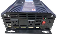 PURKEYS 12 VDC TO 110 VAC 1500 WATT POWER INVERTER with 2 hours thimer out of 10