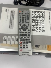 Pioneer DVR-533H-S HDD DVD Recorder 80GB w/ Box Manuals Remote AS-IS No Return