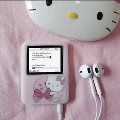 Kawaii Hello Kitty Sticker Ipod Unbranded MP3 Player Pink Design