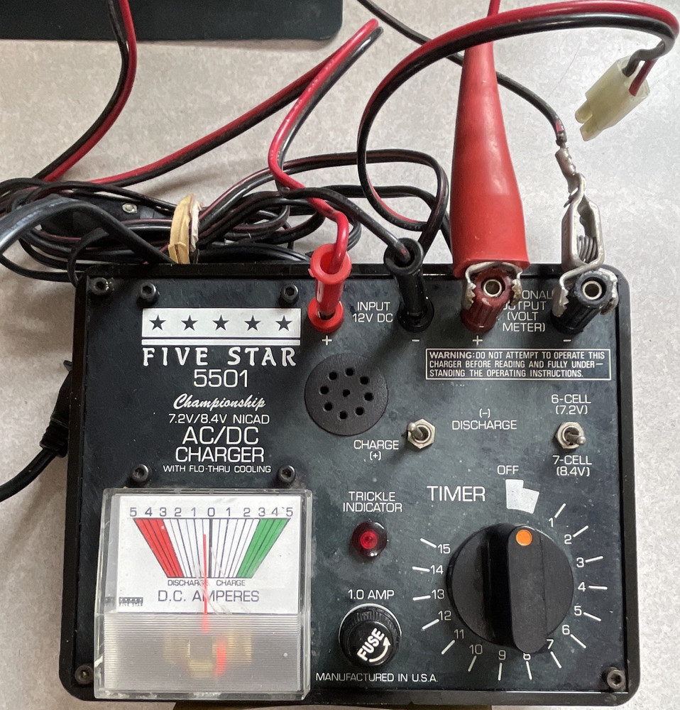Five Star 5501 Championship Automatic NiCad AC/DC Charger 7.2V/8.4V