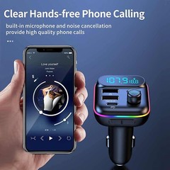 Bluetooth Car Adapter FM Transmitter Handsfree USB AUX Radio MP3 Music Player