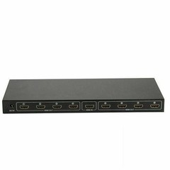 4K HDMI Splitter 1 in 8 Out, Powered 8 Port hdmi splitters Multi Monitor Outputs