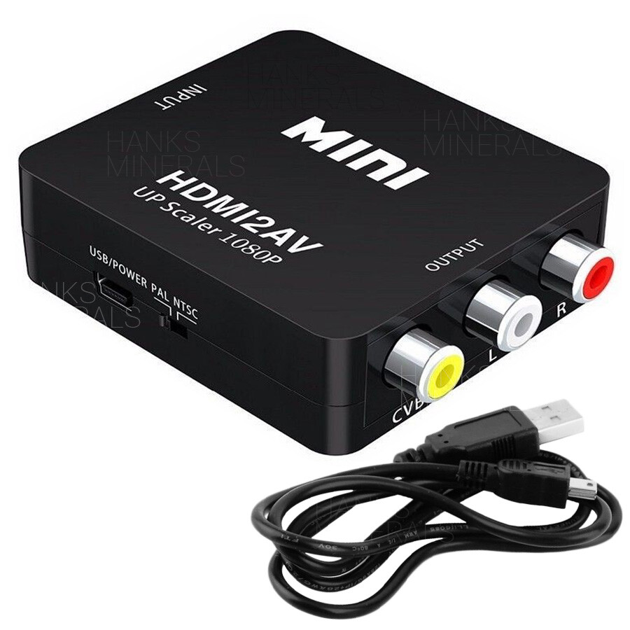 HDMI to RCA Converter Composite AV Adapter 1080P CVBS For TV HDMI2AV