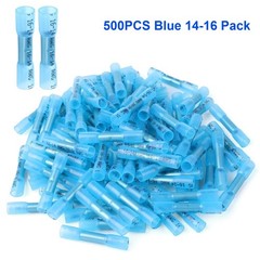 Treeligo 10-26 AWG Blue RED Heat Shrink Wire Connectors Waterproof Seal Terminal