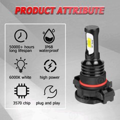 For GMC Sierra 1500 2014-2015 LED Headlights Bulbs High Low Beam Fog Light Z8
