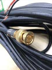 Lot of 3 30ft RG59 Siamese Coaxial Cable