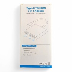 USB C to HDMI Adapter – 4K HDMI Port Multiport AV Converter PD-IN USB-C, USB 3.0