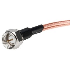 F Type Coax Cable Splitter To F Dual Female 3 Way 50 ohm RG316 Coaxial Cable