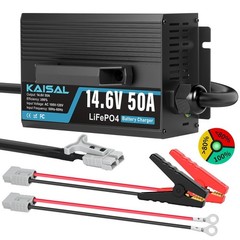12V 50A Lithium Battery Charger 14.6V 50A Fast LiFePO4 Charger 0V Wake Up 12 …