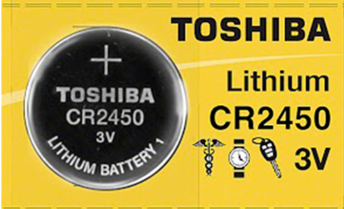 Brand New Toshiba CR2450 CR 2450 3 Volt Lithium Coin Battery Free Shipping